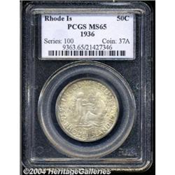 1936 50C Rhode Island MS65 PCGS. Intermingled