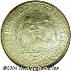 1936 50C Rhode Island MS67 NGC. A light