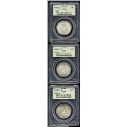 1936 SET Rhode Island PDS Set MS66 PCGS. The