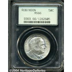1936 50C Robinson MS66 PCGS. A very light film