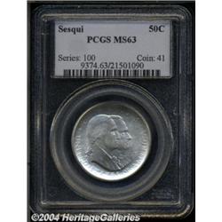 1926 50C Sesquicentennial MS63 PCGS. Well