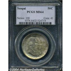 1926 50C Sesquicentennial MS64 PCGS. Well