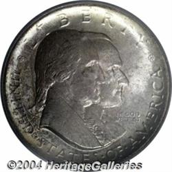 1926 50C Sesquicentennial MS65 PCGS. Sharply