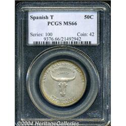 1935 50C Spanish Trail MS66 PCGS. Typically