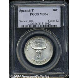 1935 50C Spanish Trail MS66 PCGS. This nearly