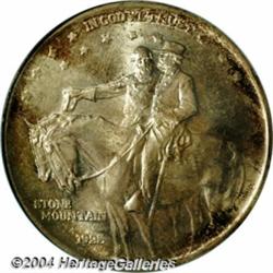 1925 50C Stone Mountain MS67 PCGS. The design