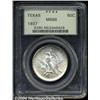Image 1 : 1937 50C Texas MS66 PCGS. Bright with billowy