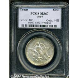 1937 50C Texas MS67 PCGS. Well struck and
