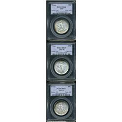 1937 SET Texas PDS Set MS66 to MS67 PCGS. The