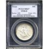 Image 1 : 1938-D 50C Texas MS67 PCGS. Gold and gray