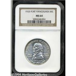 1925 50C Vancouver MS64 NGC. Just the