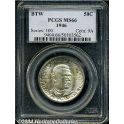 1946 50C Booker T. Washington MS66 PCGS. Well