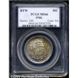 1946 50C Booker T. Washington MS66 PCGS. Fully