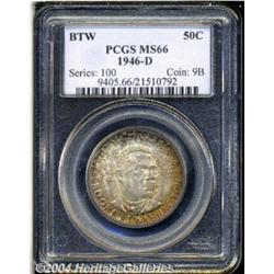 1946-D 50C Booker T. Washington MS66 PCGS.