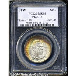 1946-D 50C Booker T. Washington MS66 PCGS.