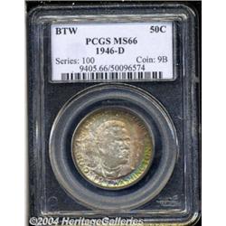 1946-D 50C Booker T. Washington MS66 PCGS.