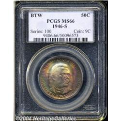 1946-S 50C Booker T. Washington MS66 PCGS.