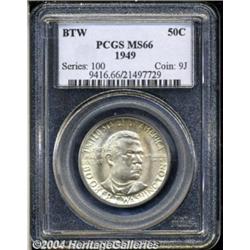 1949 50C Booker T. Washington MS66 PCGS.