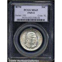 1949-S 50C Booker T. Washington MS65 PCGS.