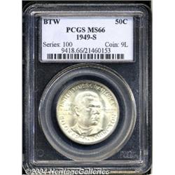 1949-S 50C Booker T. Washington MS66 PCGS. A