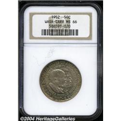 1952 50C Washington-Carver MS66 NGC. Even