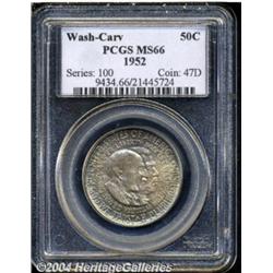 1952 50C Washington-Carver MS66 PCGS.