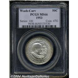 1953 50C Washington-Carver MS66 PCGS. This is