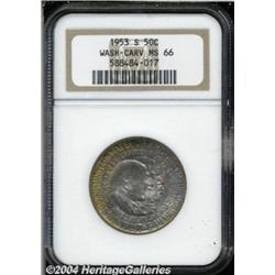 1953-S 50C Washington-Carver MS66 NGC.