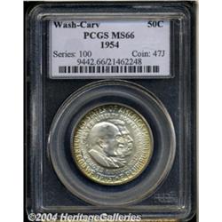 1954 50C Washington-Carver MS66 PCGS. Fully