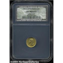 1903 G$1 Louisiana Purchase/Jefferson AU50