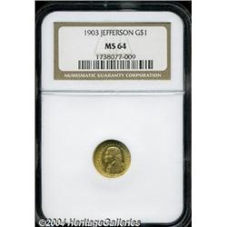1903 G$1 Louisiana Purchase/Jefferson MS64