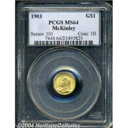 1903 G$1 Louisiana Purchase/McKinley MS64