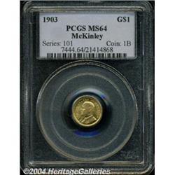 1903 G$1 Louisiana Purchase/McKinley MS64