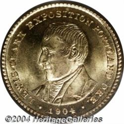 1904 G$1 Lewis and Clark MS65 PCGS. Bright