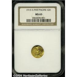 1915-S G$1 Panama-Pacific Gold Dollar MS65