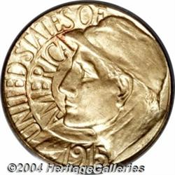 1915-S G$1 Panama-Pacific Gold Dollar MS66
