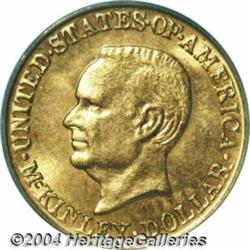 1917 G$1 McKinley MS65 PCGS. Nearly flawless