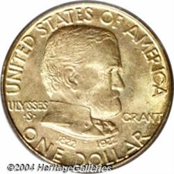 1922 G$1 Grant no Star MS66 PCGS. Bright