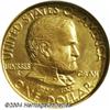 Image 1 : 1922 G$1 Grant no Star MS66 NGC. The satiny