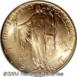 1926 $2 1/2 Sesquicentennial MS66 PCGS. The