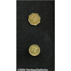 1853 50C Liberty Round 50 Cents, BG-428, R.3,