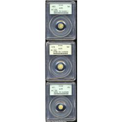 1853 50C Liberty Round 50 Cents, BG-429, Low