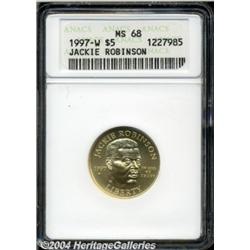 1997-W G$5 Jackie Robinson Gold Five Dollar