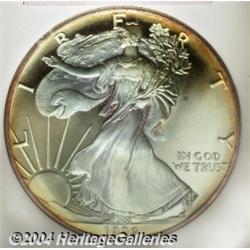 1992-S S$1 Silver Eagle PR68 Heavy Cameo