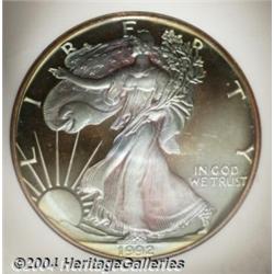 1992-S S$1 Silver Eagle PR69 Deep Cameo NGC. A