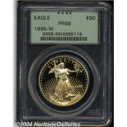 1995-W G$50 One-Ounce Gold Eagle PR69 Deep