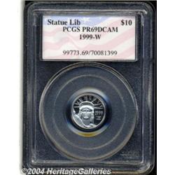 1999-W P$10 Tenth-Ounce Platinum Eagle PR69