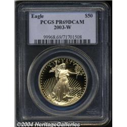 2003-W $50 One-Ounce Eagle PR69 Deep Cameo