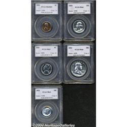 1953 Proof Set PR65 to PR66 PCGS. The set