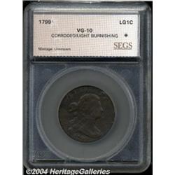 1799 1C Cent VG10 Corroded/Light Burnishing